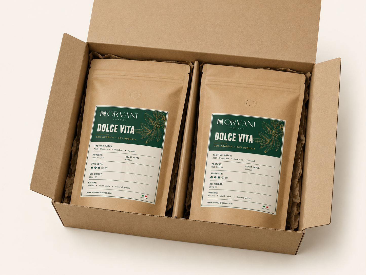 Norvani Coffee Dolce Vita – Premium Italian Coffee Beans
