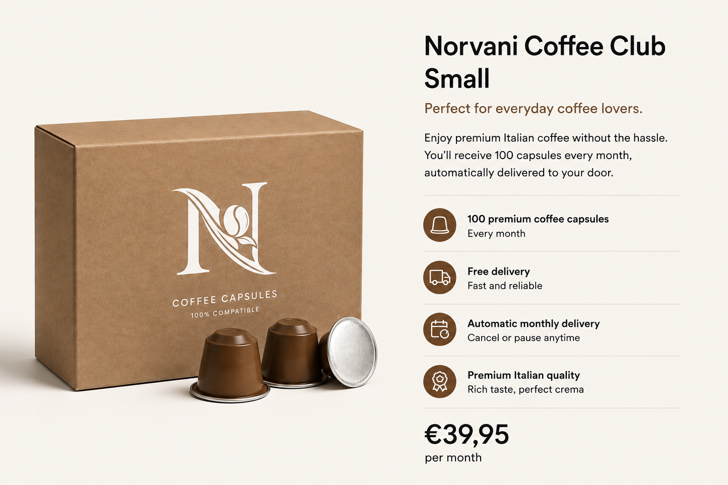Norvani Coffee Club Small